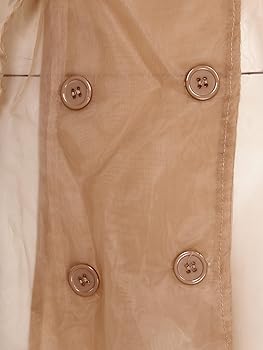ジャケット・アウター sheer dress trench coat - beige ShomPort Women's Double Breasted Trench Coats Mid-Length